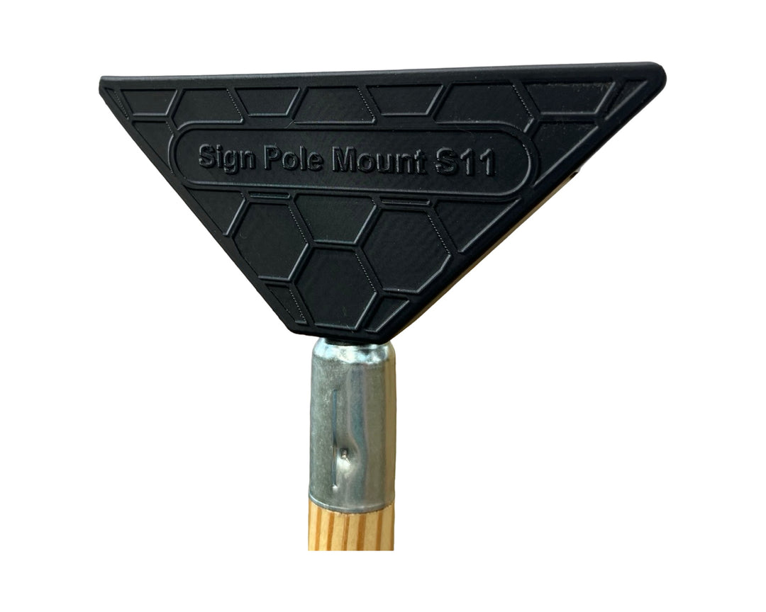 Sign Pole Mount - For Advertising, Information, and Protests