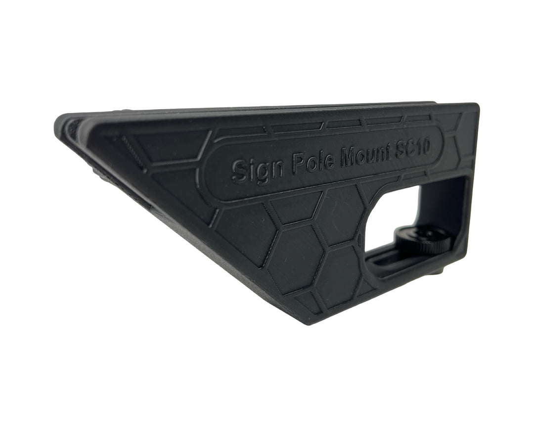 Sign Pole Mount - For Advertising, Information, and Protests with Camera Mount