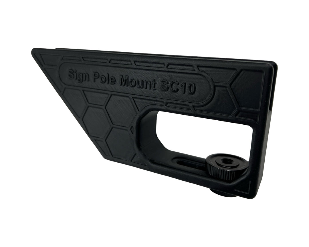 Sign Pole Mount - For Advertising, Information, and Protests with Camera Mount