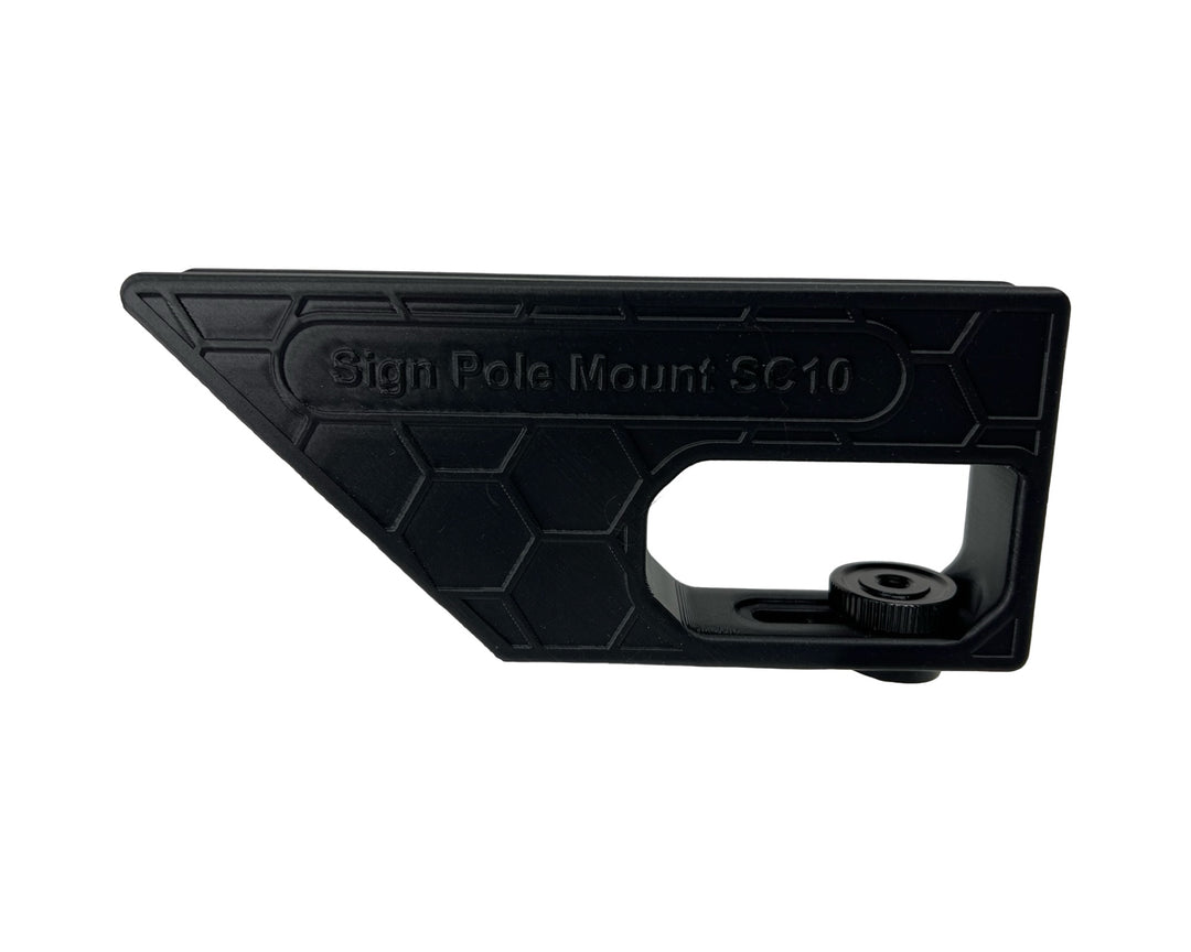 Sign Pole Mount - For Advertising, Information, and Protests with Camera Mount